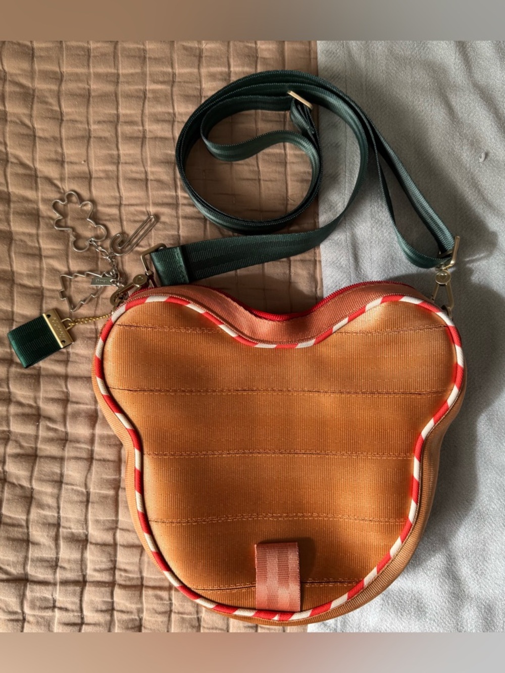 Harvey’s Gingerbread Mickey Convertible Crossbody - EUC - Picture 2 of 6